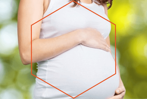 Pregnant mother to baby